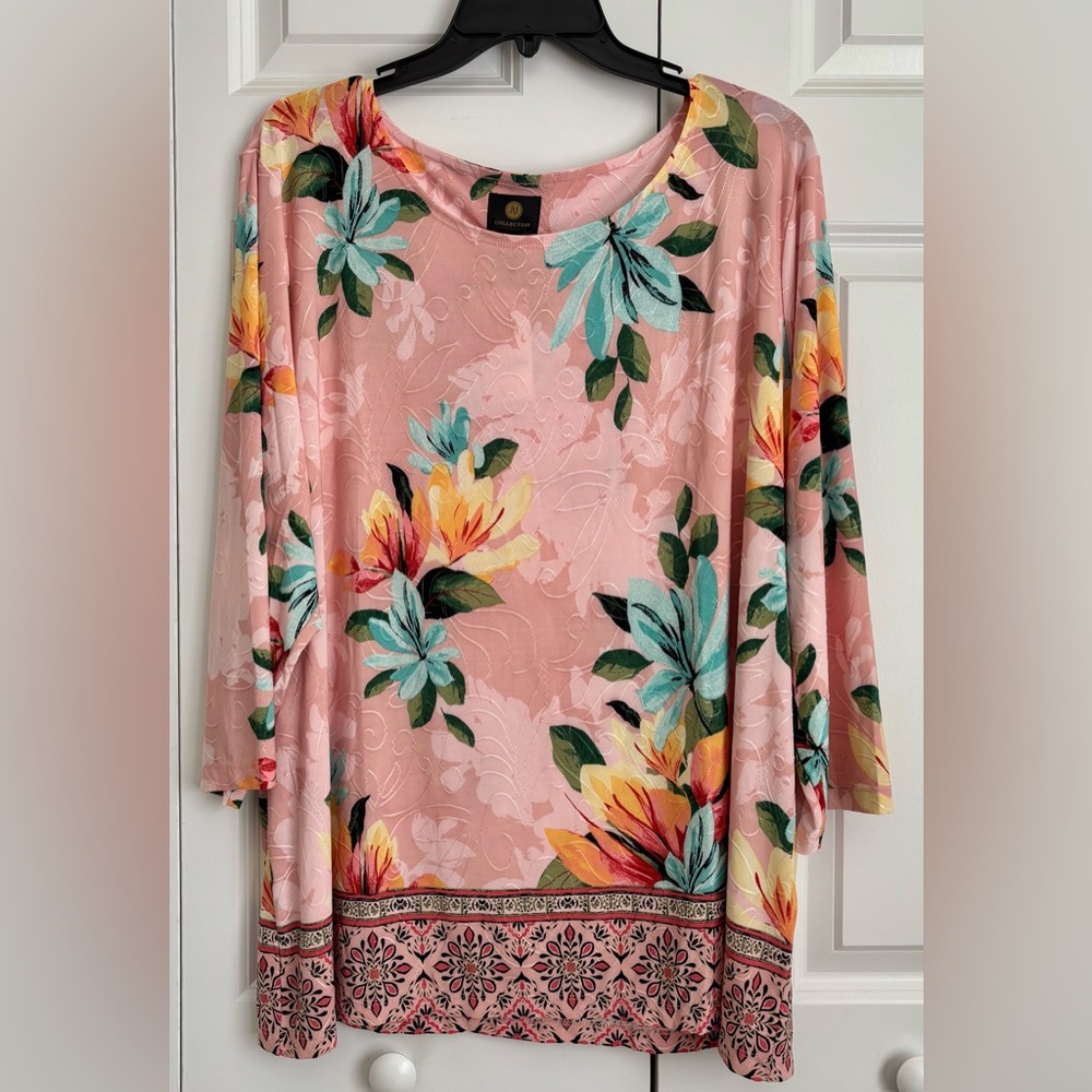 Floral Pink Women's Top
